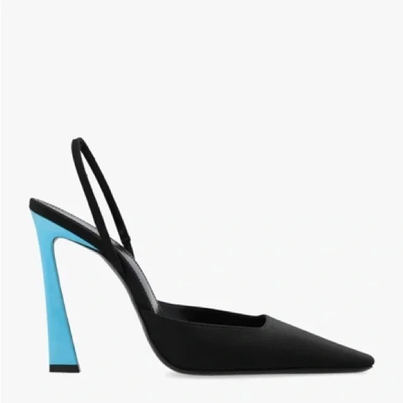 Saint Laurent Blade Slingback Pumps - Picture 1 of 5